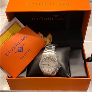 NIB NWT Brand new w box Stuhrling Swarovski watch